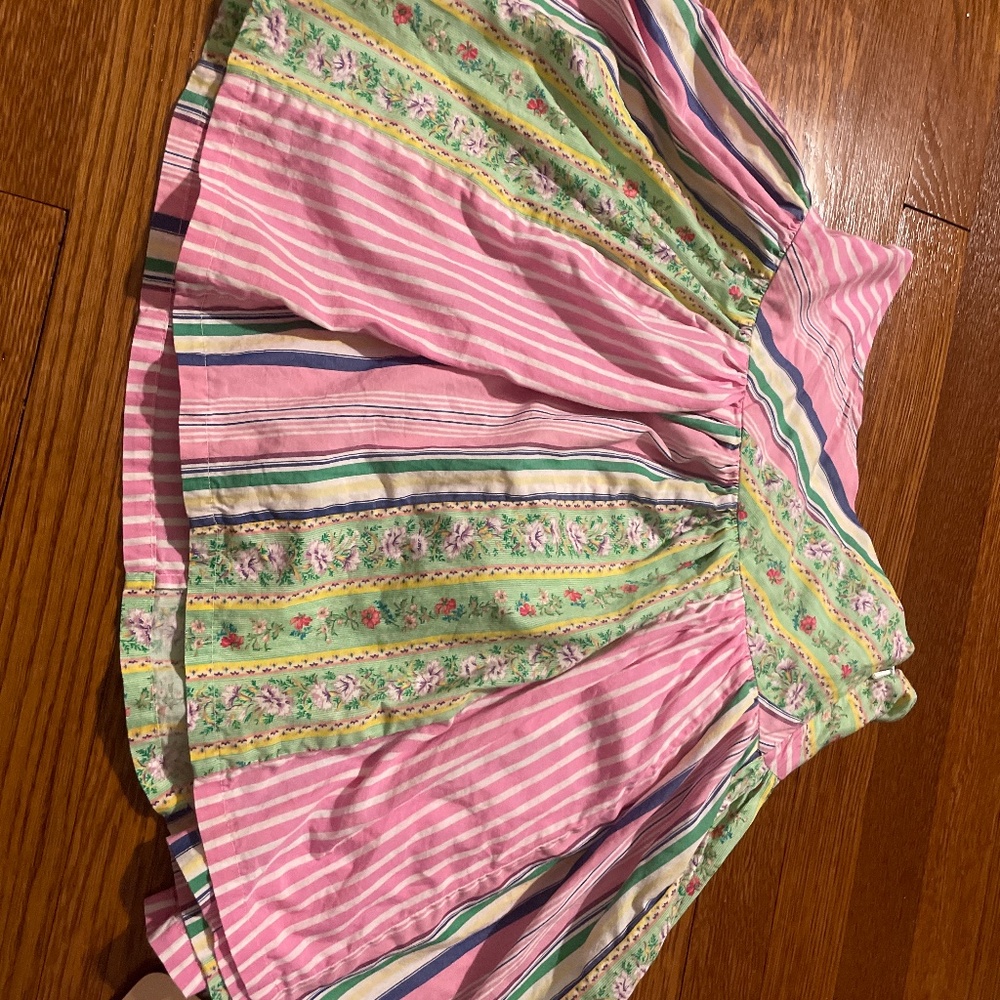 ralph lauren floral patterned skirt